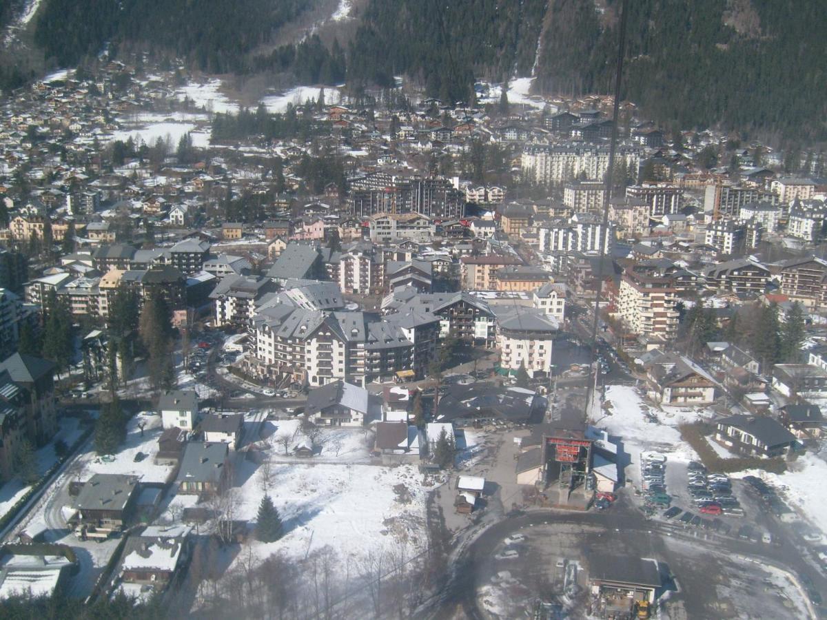 Appartement T2 Chamonix Centre Balcon Vue Mont Blanc ภายนอก รูปภาพ